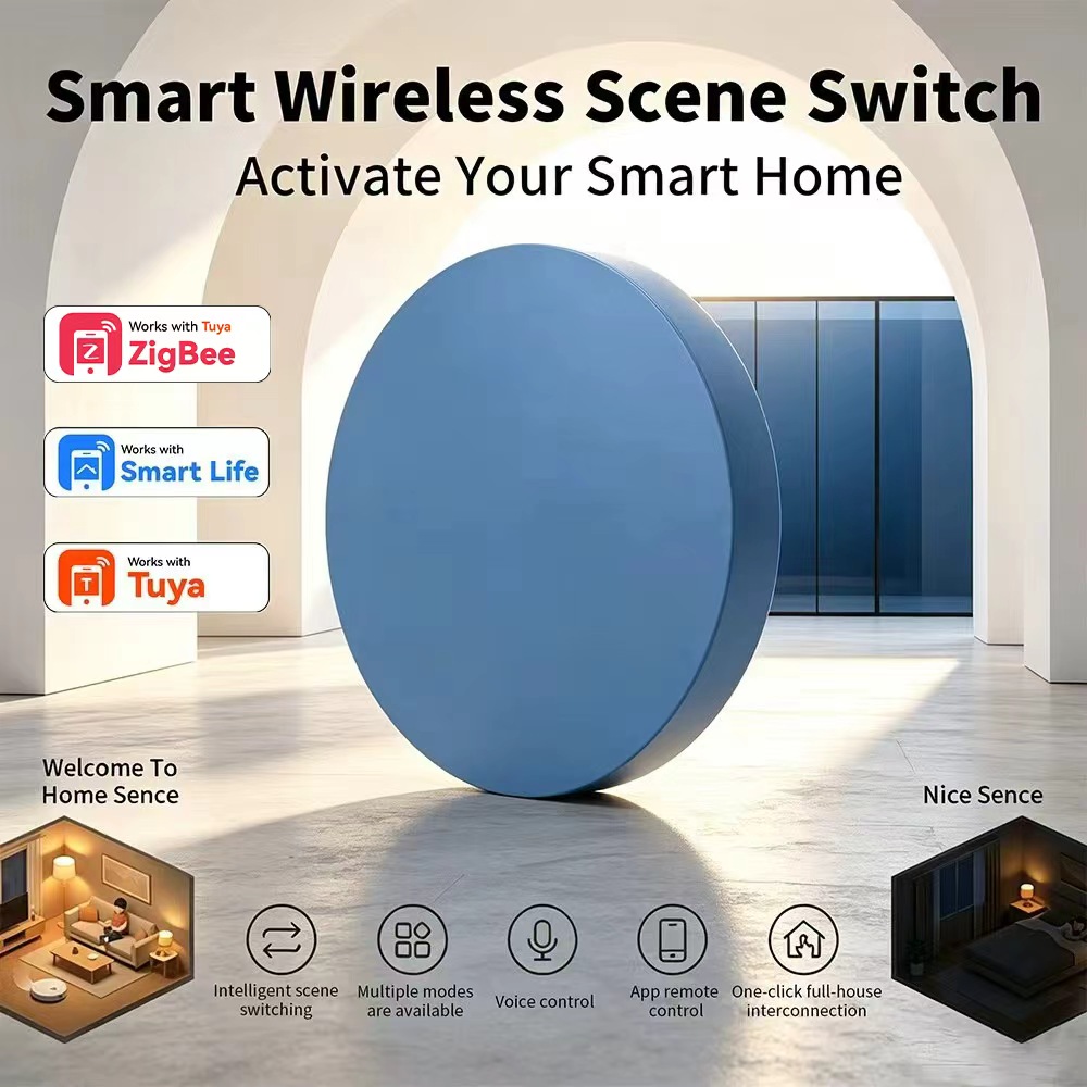 Home Assistant Tuya - Zigbee Smart Scene Push Button Compatible