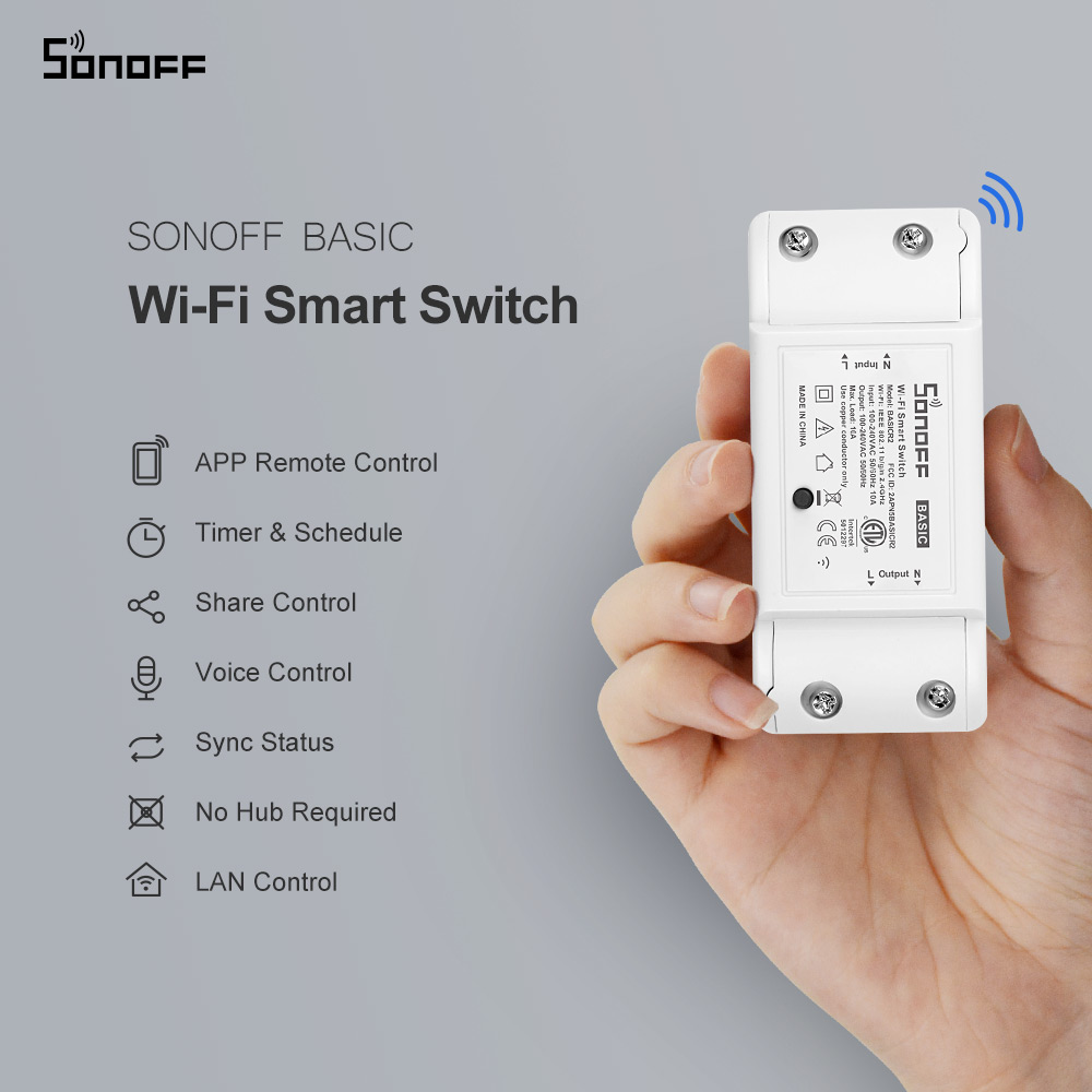 Itead SONOFF Basic R2 Mini DIY - огляд і ціна Sonoff