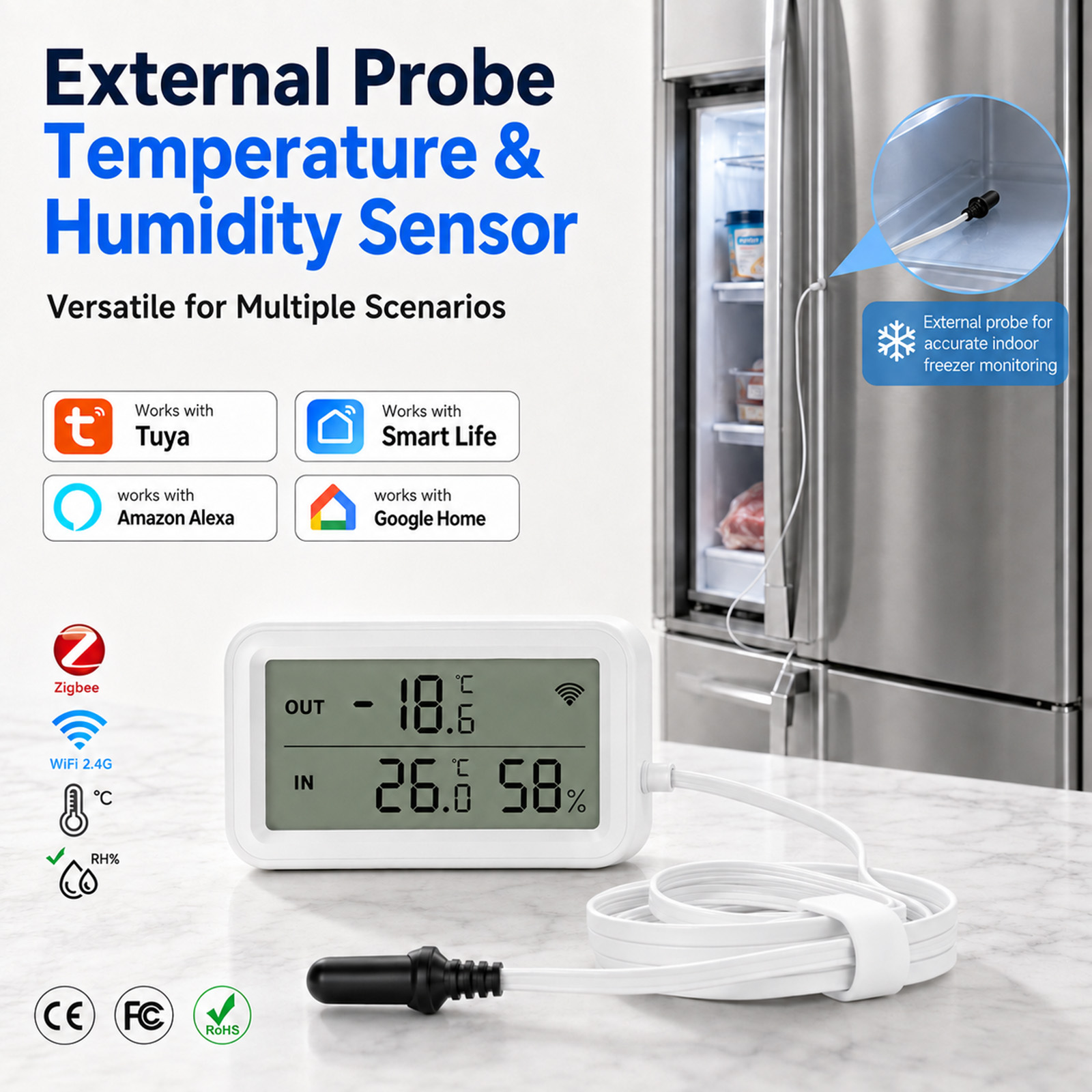 External Waterproof Probe Temp - огляд і ціна Tuya Smart