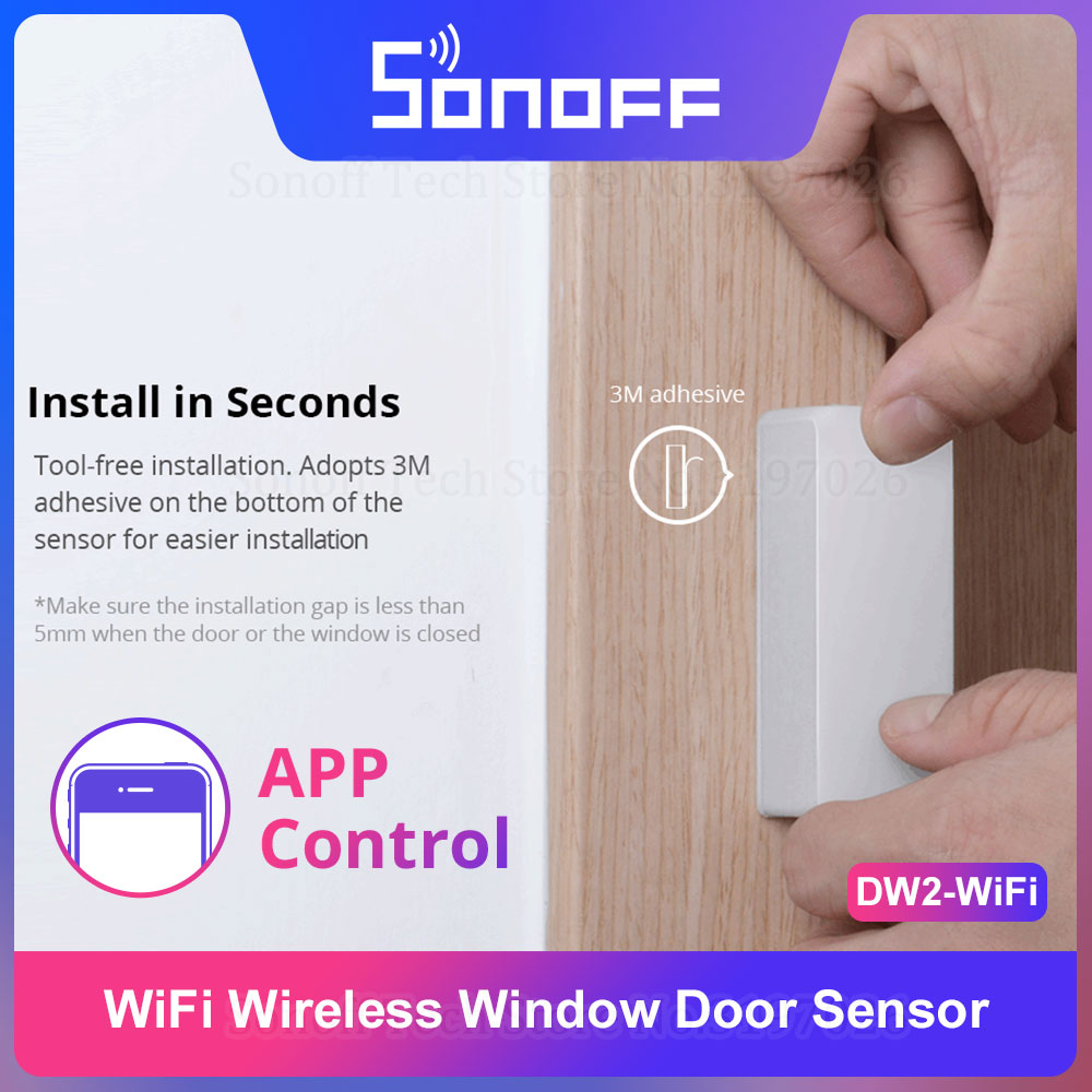 Sonoff DW2-WiFi Wireless Secur - огляд і ціна Sonoff