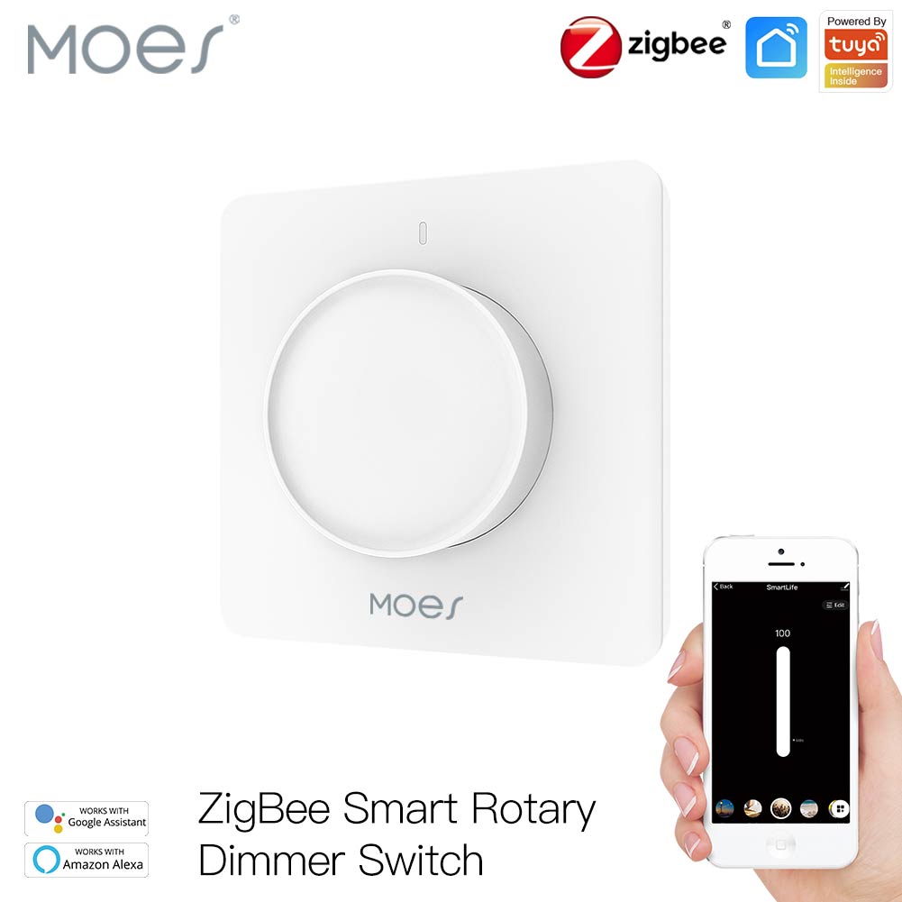 MOES Tuya Zigbee Smart Rotary  - огляд і ціна Smart Relay Tuya