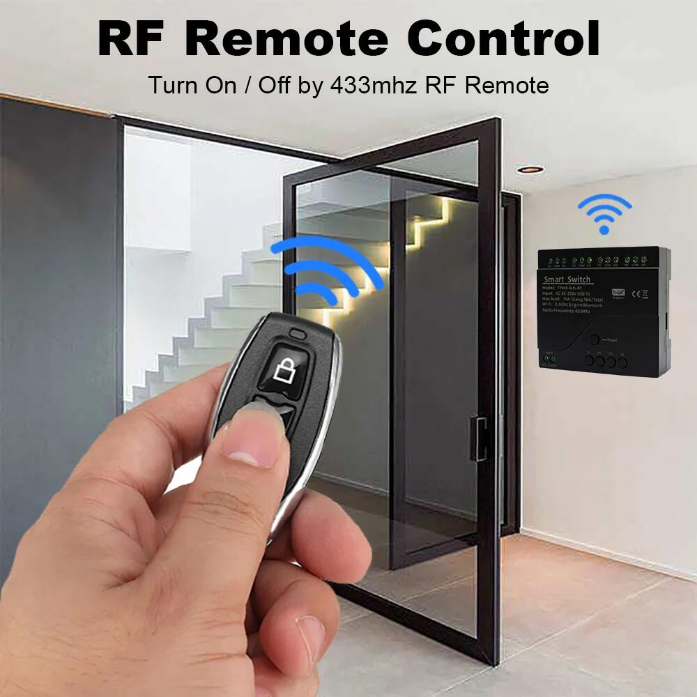 Black Style Tuya 4CH Wifi Smar - огляд і ціна Tuya 4 Channel