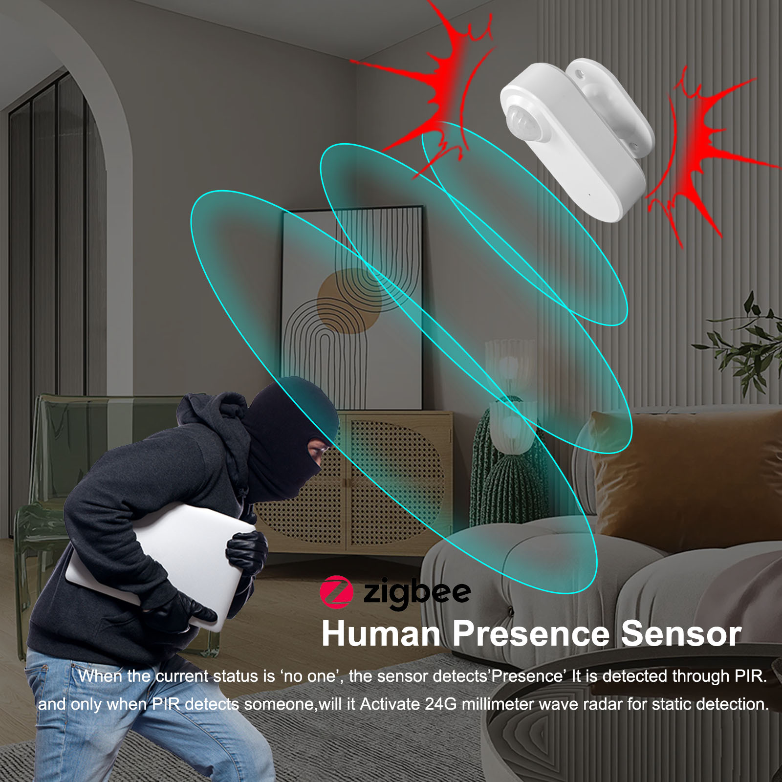 Tuya Human Presence Sensor Sma - огляд і ціна Tasmota