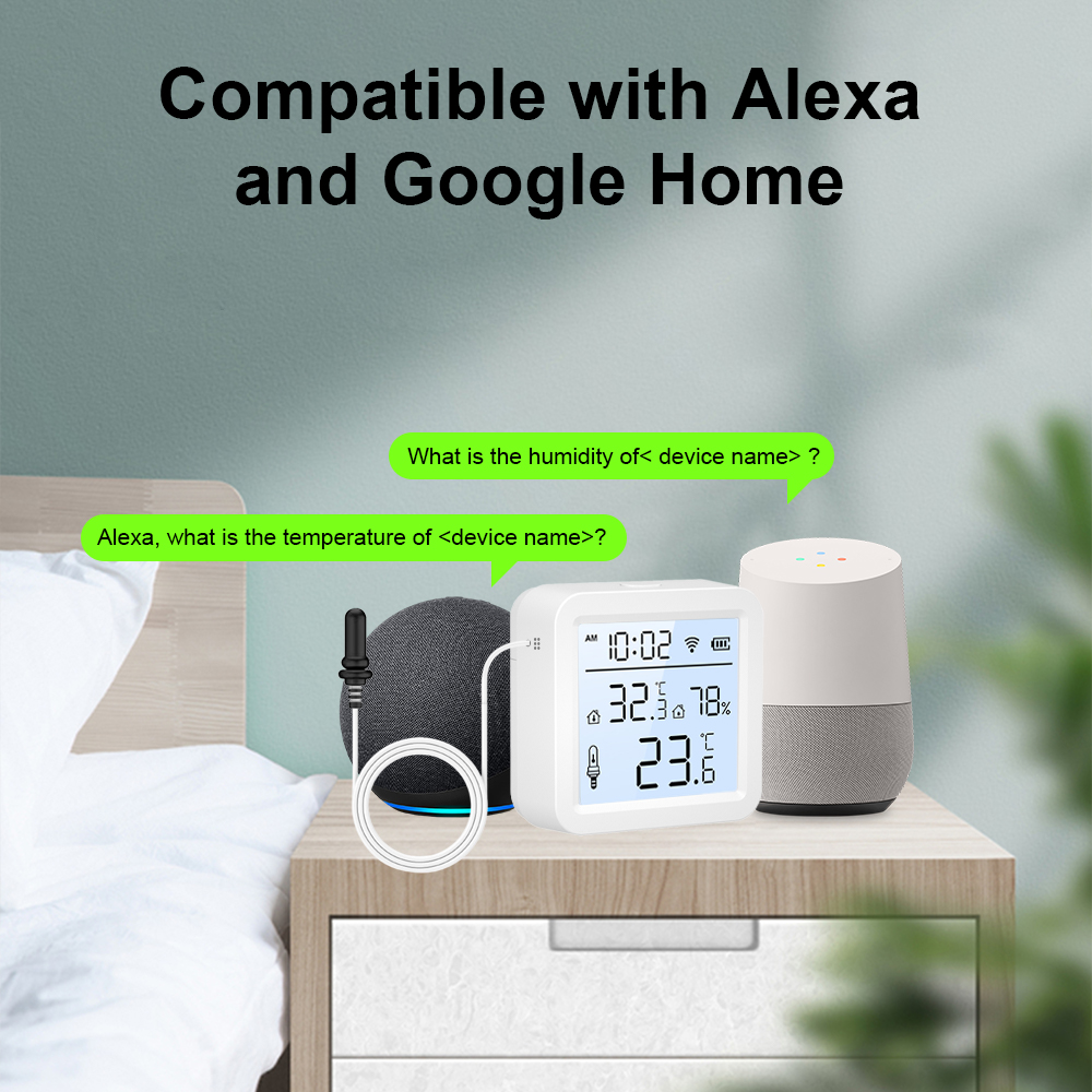 WiFi Humidity Temperature Sens - огляд і ціна Tuya Smart
